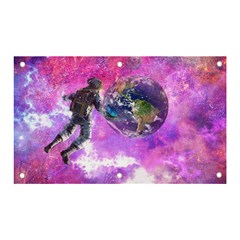 Astronaut Earth Space Planet Fantasy Banner And Sign 5  X 3 