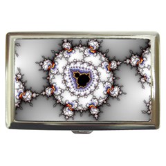 Mandelbrot Fractal Background Template Circle Cigarette Money Case by danenraven