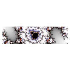 Mandelbrot Fractal Background Template Circle Oblong Satin Scarf (16  X 60 ) by danenraven