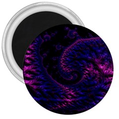 Fractal Mandelbrot Abstract Background Pattern 3  Magnets by danenraven