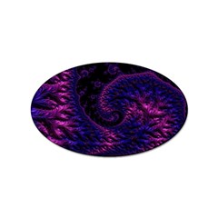 Fractal Mandelbrot Abstract Background Pattern Sticker Oval (10 Pack)