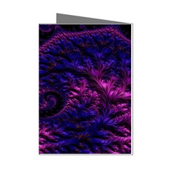 Fractal Mandelbrot Abstract Background Pattern Mini Greeting Cards (pkg Of 8)