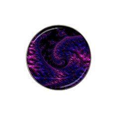 Fractal Mandelbrot Abstract Background Pattern Hat Clip Ball Marker (10 Pack) by danenraven