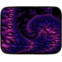 Fractal Mandelbrot Abstract Background Pattern Fleece Blanket (mini) by danenraven