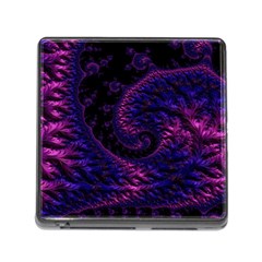 Fractal Mandelbrot Abstract Background Pattern Memory Card Reader (square 5 Slot) by danenraven