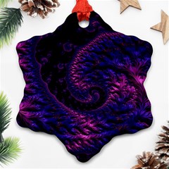 Fractal Mandelbrot Abstract Background Pattern Ornament (snowflake)