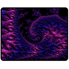 Fractal Mandelbrot Abstract Background Pattern Double Sided Fleece Blanket (medium)  by danenraven