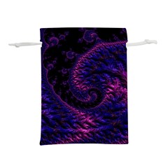 Fractal Mandelbrot Abstract Background Pattern Lightweight Drawstring Pouch (s) by danenraven