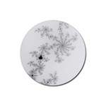 Almond Bread Apple Males Mandelbrot Mathematic Rubber Coaster (Round) Front