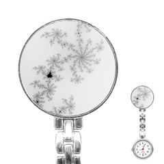 Almond Bread Apple Males Mandelbrot Mathematic Stainless Steel Nurses Watch by danenraven