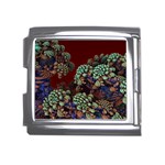 Art 3d Mandelbulb Mandelbrot Fractal Graphic Mega Link Italian Charm (18mm) Front