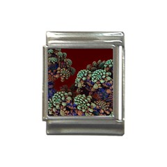 Art 3d Mandelbulb Mandelbrot Fractal Graphic Italian Charm (13mm) by danenraven