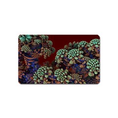 Art 3d Mandelbulb Mandelbrot Fractal Graphic Magnet (name Card) by danenraven