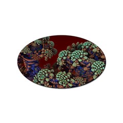 Art 3d Mandelbulb Mandelbrot Fractal Graphic Sticker Oval (10 Pack) by danenraven