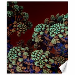 Art 3d Mandelbulb Mandelbrot Fractal Graphic Canvas 8  X 10  by danenraven