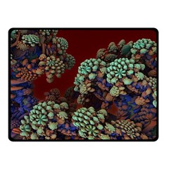 Art 3d Mandelbulb Mandelbrot Fractal Graphic Fleece Blanket (small) by danenraven