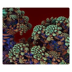 Art 3d Mandelbulb Mandelbrot Fractal Graphic Double Sided Flano Blanket (small)  by danenraven