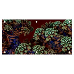 Art 3d Mandelbulb Mandelbrot Fractal Graphic Banner And Sign 6  X 3  by danenraven