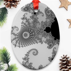 Apple Males Almond Bread Abstract Ornament (oval) by danenraven