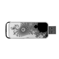 Apple Males Almond Bread Abstract Portable Usb Flash (two Sides) by danenraven