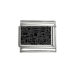 Illustration Circuit Cpu Pcb Electronic Wires Italian Charm (9mm)