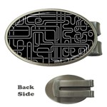 Illustration Circuit Cpu Pcb Electronic Wires Money Clips (Oval)  Front