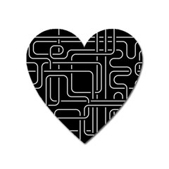 Illustration Circuit Cpu Pcb Electronic Wires Heart Magnet by Wegoenart