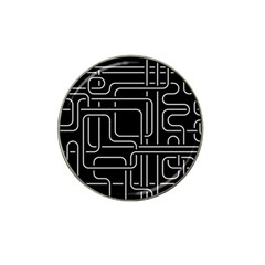 Illustration Circuit Cpu Pcb Electronic Wires Hat Clip Ball Marker (4 Pack) by Wegoenart