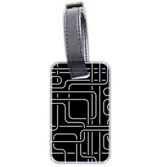 Illustration Circuit Cpu Pcb Electronic Wires Luggage Tag (two Sides) by Wegoenart