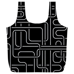 Illustration Circuit Cpu Pcb Electronic Wires Full Print Recycle Bag (xxl) by Wegoenart