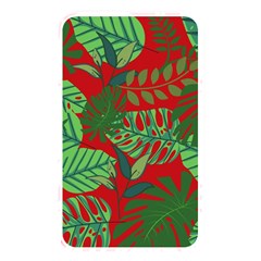 Leaves Pattern Red Green Nature Memory Card Reader (rectangular) by Wegoenart