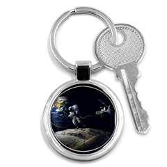 Planet Ball Shaped Universe Science Key Chain (round) by Wegoenart