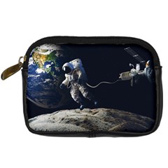 Planet Ball Shaped Universe Science Digital Camera Leather Case by Wegoenart