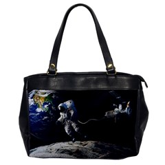 Planet Ball Shaped Universe Science Oversize Office Handbag by Wegoenart