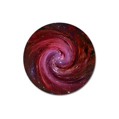 Galaxy Fog Kosmus Universe Magnet 3  (round) by Wegoenart