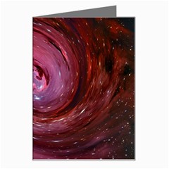 Galaxy Fog Kosmus Universe Greeting Card by Wegoenart