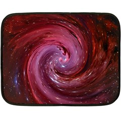 Galaxy Fog Kosmus Universe Fleece Blanket (mini) by Wegoenart