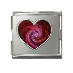 Galaxy Fog Kosmus Universe Mega Link Heart Italian Charm (18mm)