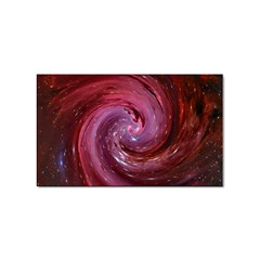 Galaxy Fog Kosmus Universe Sticker (rectangular) by Wegoenart