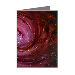 Galaxy Fog Kosmus Universe Mini Greeting Card