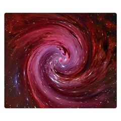 Galaxy Fog Kosmus Universe Double Sided Flano Blanket (small)  by Wegoenart