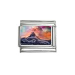 Mountain Cosmos Universe Nature Italian Charm (9mm) Front