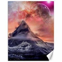 Mountain Cosmos Universe Nature Canvas 12  X 16  by Wegoenart