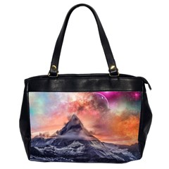 Mountain Cosmos Universe Nature Oversize Office Handbag (2 Sides) by Wegoenart