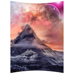 Mountain Cosmos Universe Nature Back Support Cushion by Wegoenart