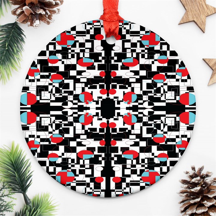 A-new-light Round Ornament (Two Sides)