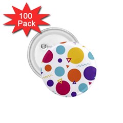 Background Polka Dot 1 75  Buttons (100 Pack) 