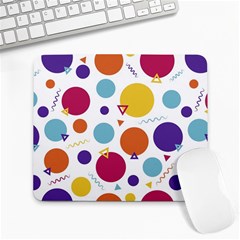 Background Polka Dot Large Mousepad by Ravend