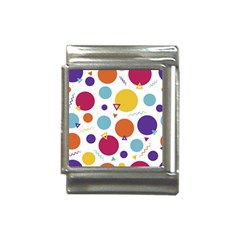 Background Polka Dot Italian Charm (13mm)