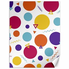 Background Polka Dot Canvas 36  X 48  by Ravend